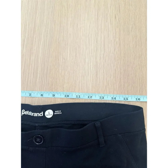 Betabrand Classic Dress Straight Yoga Pants Black Stretch Womens Large Petite - Picture 6 of 10